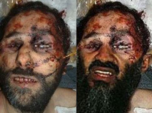 osama dead picture hoax. This is a fake Osama bin Laden